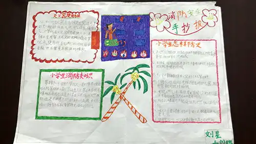乌鲁木齐经开区头屯河区别样的安全手抄报