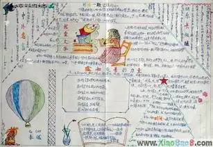 以我爱语文手抄报版面设计图