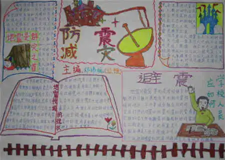 防震减灾手抄报内容如何避免灾难