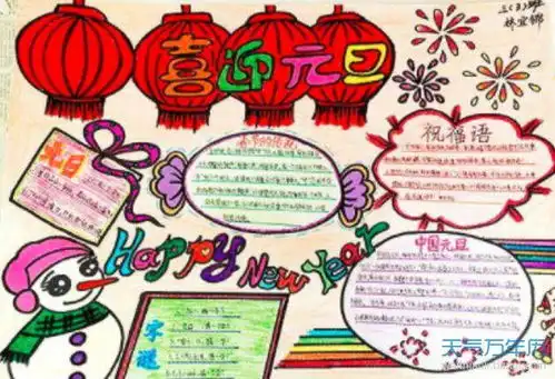 元旦小报宣传语元旦海报宣传语怎么写吸引人