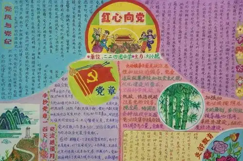 关于爱国建党的手抄报简单漂亮建党100周年手抄报简单又好看