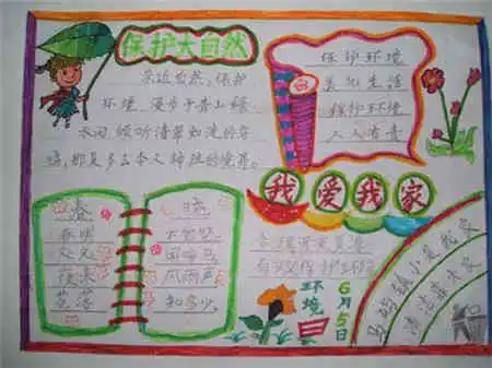 我爱我家手抄报无私的爱