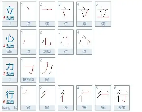 立心力行的释义