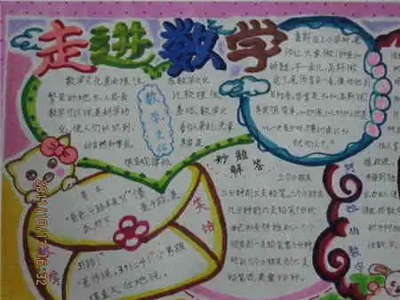 数学手抄报数学知识总结的记忆方法