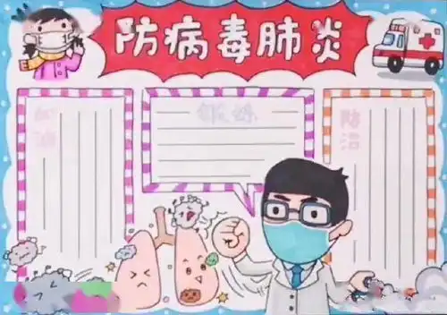 2020抗击疫情手抄报大全