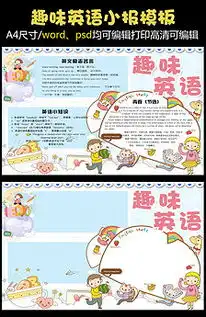 a4英国介绍英语word电子小报模板图片素材其他格式下载英语手抄报大全