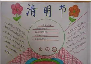 清明祭英烈手抄报图片大全