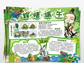 端午节小报赛龙舟传统节日包粽子手抄报小报图片模板psd设计图下载端午节手抄报大全编号17798118
