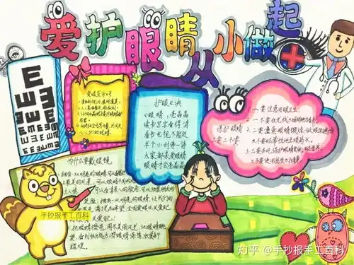爱眼护眼手抄报