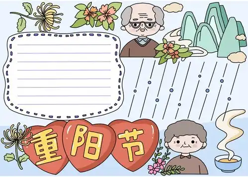 重阳节手抄报来了诗词祝福话语模板素材全都有