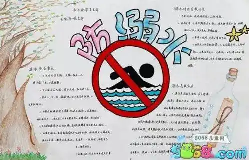 珍爱生命,预防溺水,防溺水手抄报合集