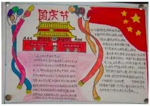 北京小学国庆手抄报