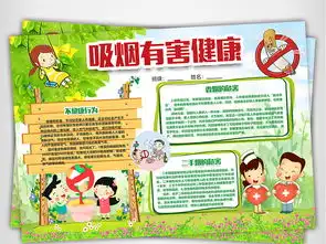 吸烟有害健康世界无烟日禁烟小报健康卫生教育手抄报word模板图片素材卫生教育手抄报大全psd下载56.34mb安全健康手抄报