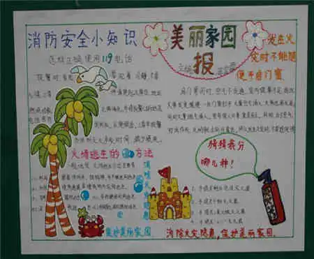 消防安全手抄报消防安全和我们的生活