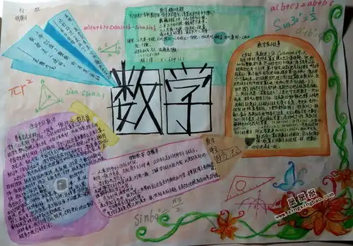 关于数学手抄报图片大全