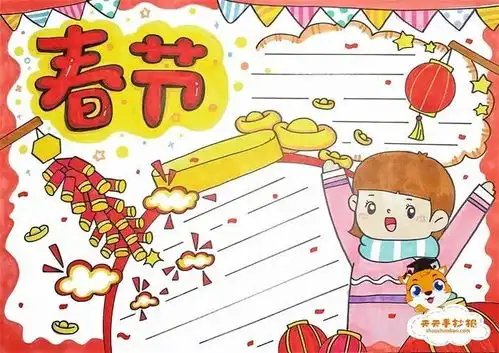 2022虎年春节手抄报好诗好词好句好段,孩子用得上