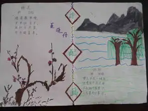 诗歌手抄报诗海拾贝手抄报
