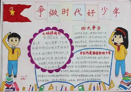 慎城二小举行第十九届文体活动手抄报比赛