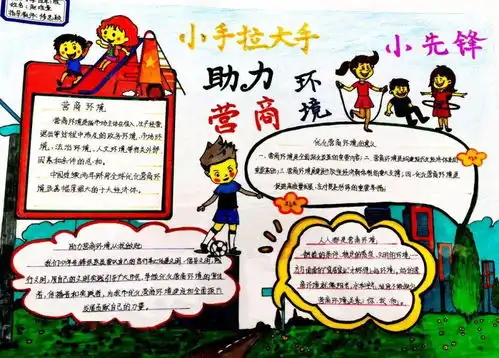小手拉大手争做助力营商环境小先锋盘锦市少先队员手抄报设计大赛决赛大众投票开始啦