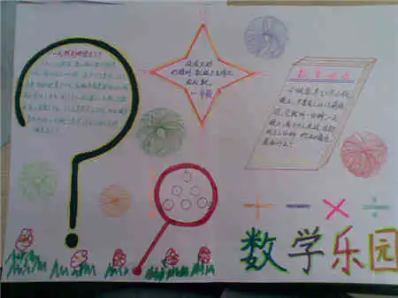 小学生手抄报数学乐园