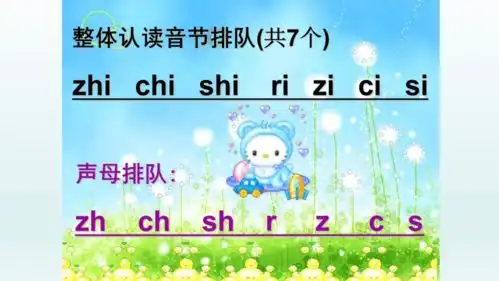 统编版语文一年级上册整体认读音节共15张ppt