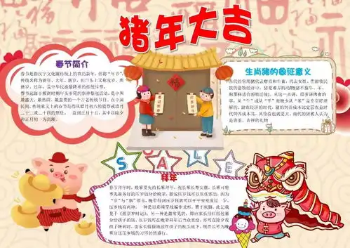 春节超实用手抄报,收藏给孩子用