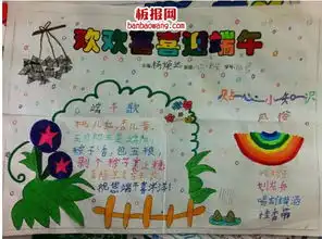 欢欢喜喜迎端午手抄报大全