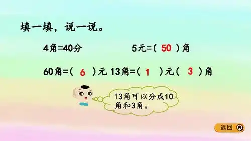 5.3人民币单位间的换算课件15张ppt
