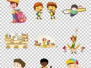 卡通儿童小学生手抄报图片免扣png格式素材17
