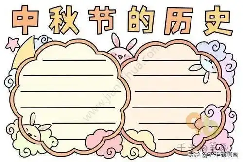 中秋节中英文手抄报图文素材