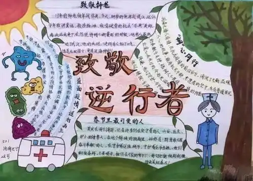 有关于新型冠状病毒的手抄报图片吗