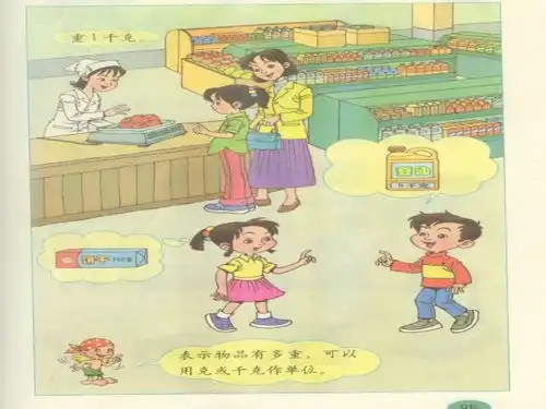 数学二年级下人教新课标6.1克与千克课件7下载