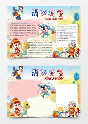 消防手抄报word模板消防手抄报word模板下载熊猫办公