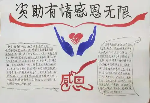铁道工程系开展资助有情,感恩无限手抄报评比活动