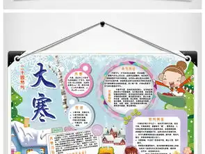 大寒节气小报二十四节气习俗传统文化手抄小报素材图片psd模板下载152.98mb其他大全节日手抄报