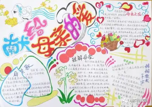 母亲节快到了,手抄报模板全攻略,赶快为孩子收藏吧