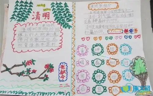 清明节传统节日手抄报