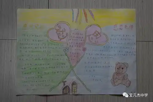 爱凡杰中学感恩月感恩手抄报三等奖作品精彩分享