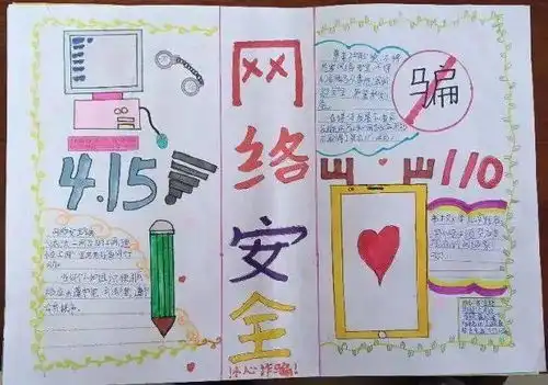 网络安全为人民,网络安全靠人民少年儿童手抄报大赛作品第三期展播,为你喜欢的作品投票吧