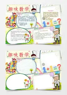 模板下载趣味数学手抄报图片设计素材熊猫办公