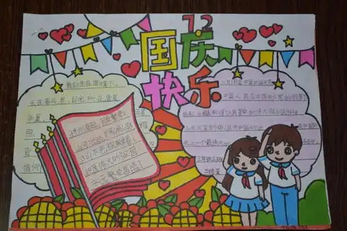 童心妙笔,献礼国庆岱岳区实验小学庆国庆手抄报展示