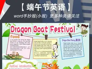 word传统节日端午节英语卡通立体小报手抄报图片素材worddoc模板下载78.40mb端午节手抄报大全节日手抄报