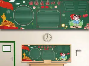 原创校园爱国教育祖国在我心主题黑板报图片设计素材高清ai模板下载20.28mb爱国教育黑板报大全