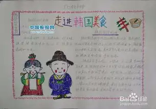 传统美食板报怎么画
