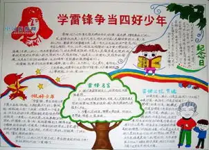 雷锋的手抄报图片