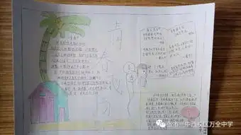 看着万中孩子们的手抄报,我感觉回到了过去