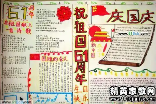 有关于国庆节手抄报内容