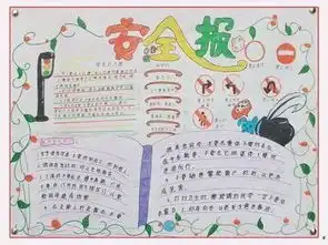 关于安全的手抄报8开要图片
