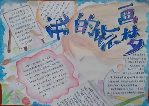 我是小小追梦人,手绘我的追梦故事