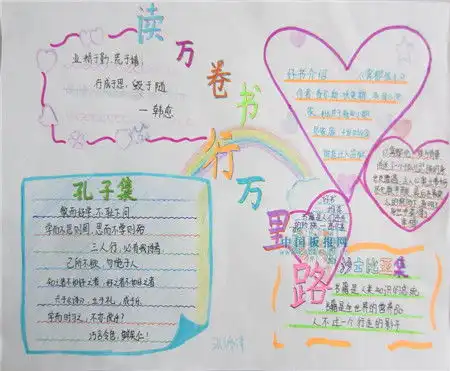 读书手抄报我真是越来越喜欢读书了